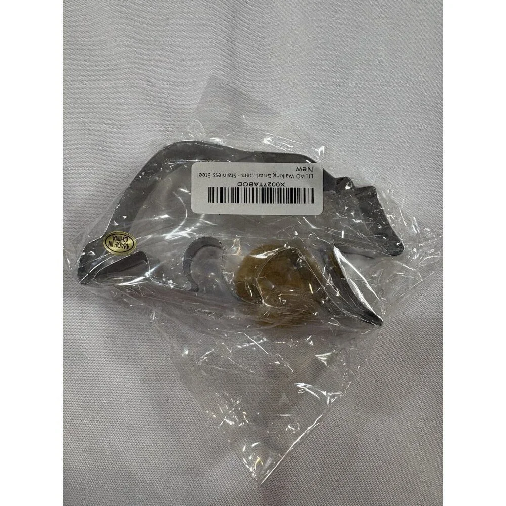 BEAR ALUMINUM COOKIE CUTTER 5” X 3” New